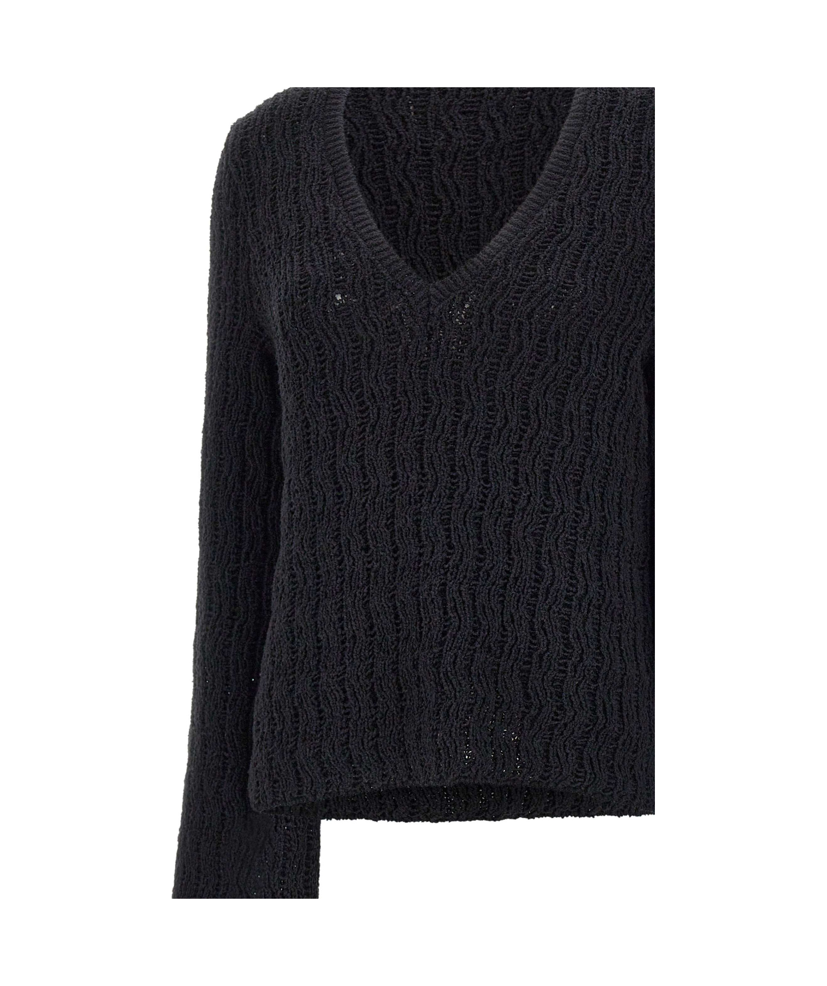 Shop Loulou Studio Komo V-neck Sweater In Black