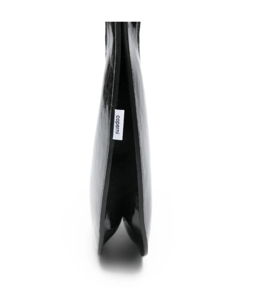 Coperni Round Handle Tote Bag In Black