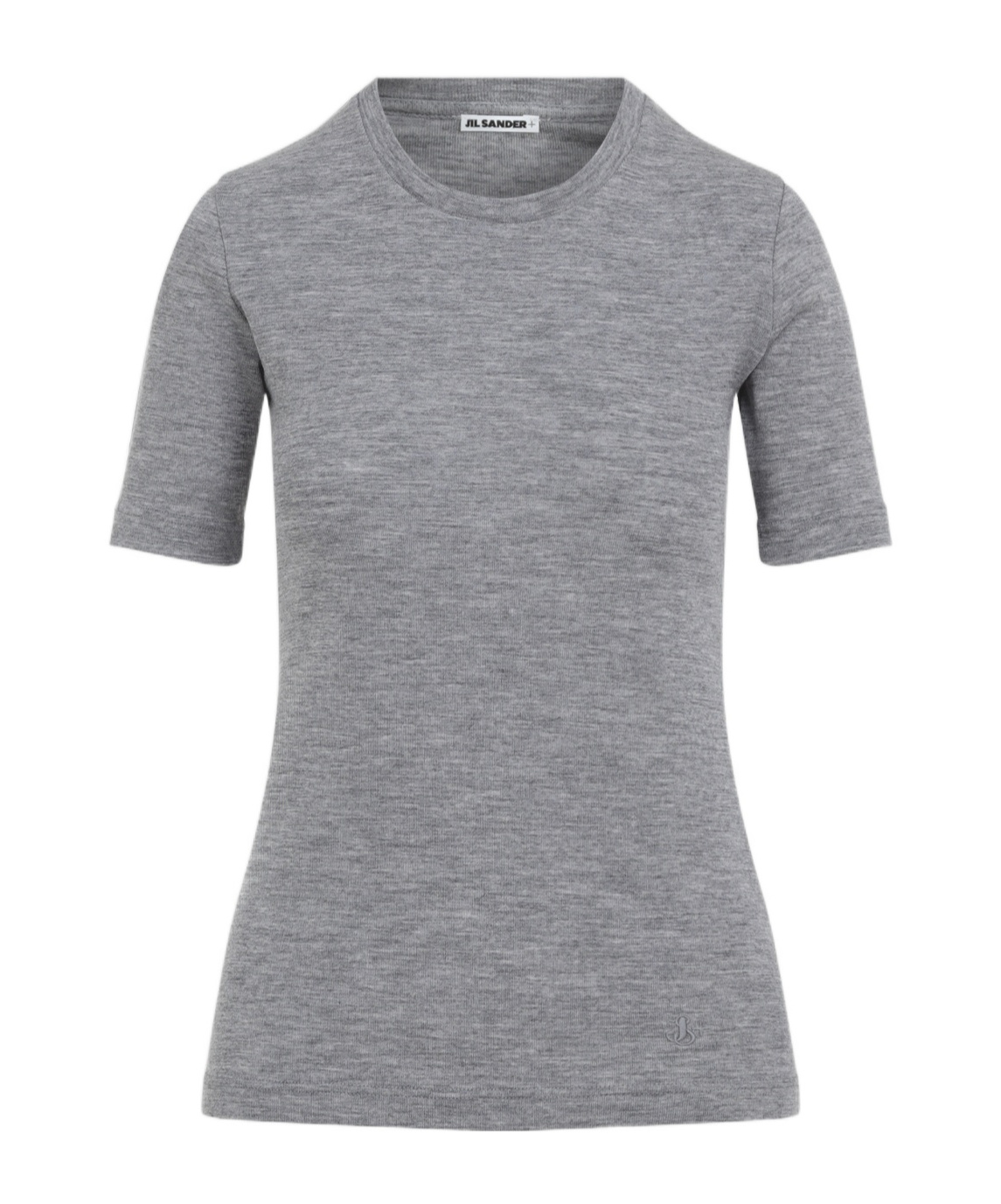 Jil Sander Crew Neck T-shirt And Vest Two-piece Set In Gray