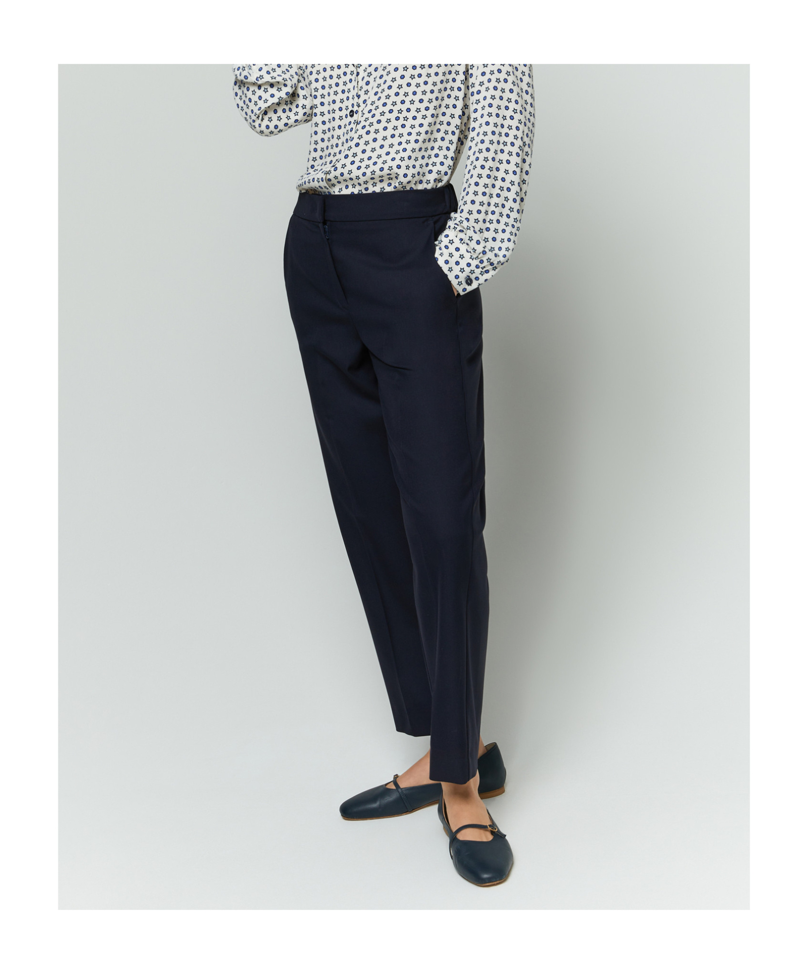 IBLUES SEMI-FITTED TROUSERS