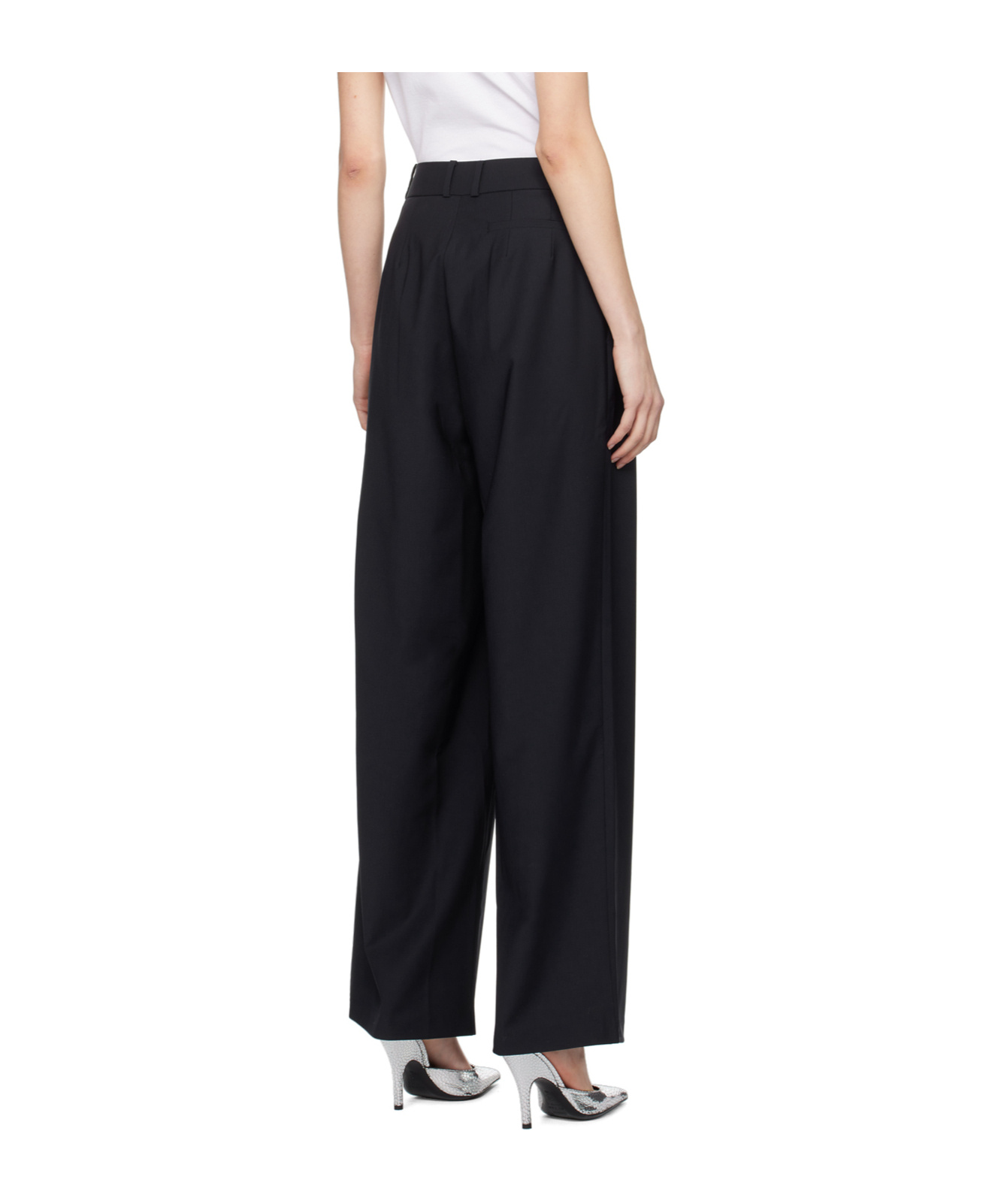 THE FRANKIE SHOP RIPLEY PLEATED TROUSERS