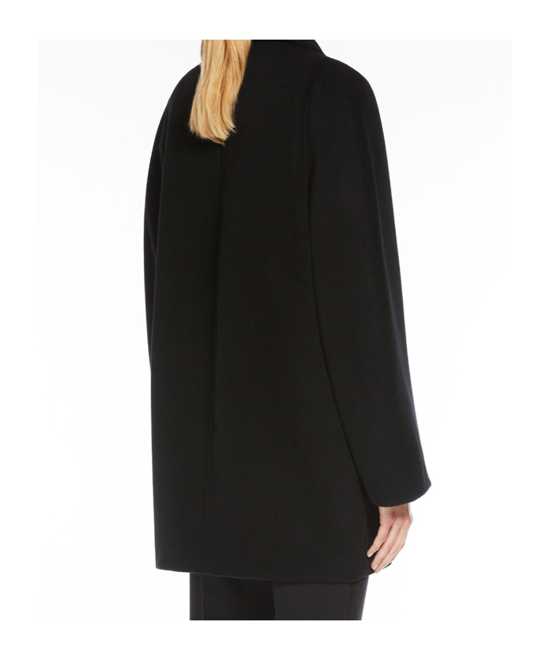Max Mara 101801 Icon Wool And Cashmere Coat In Black