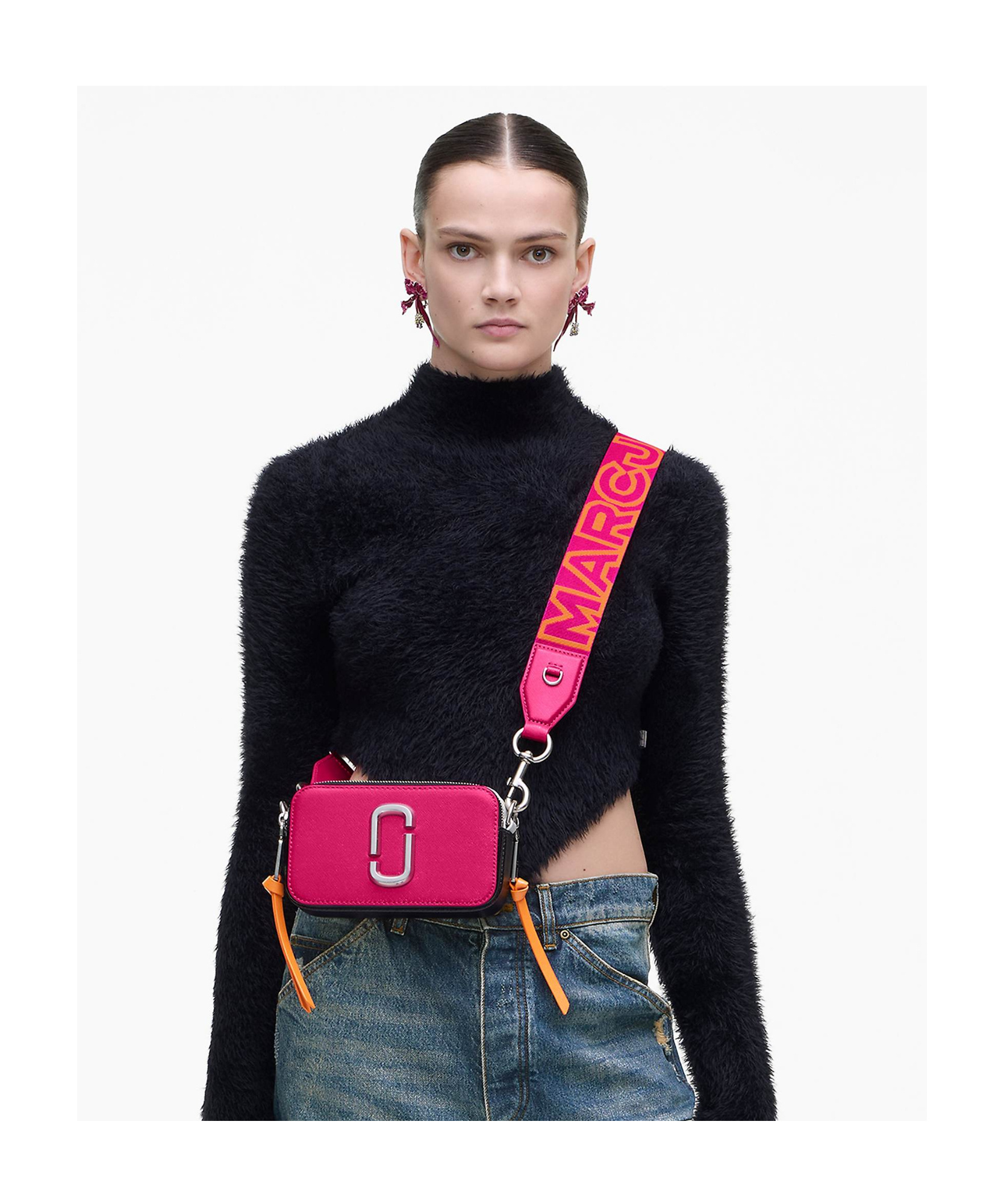 Marc Jacobs The Snapshot Crossbody Bag In Pink