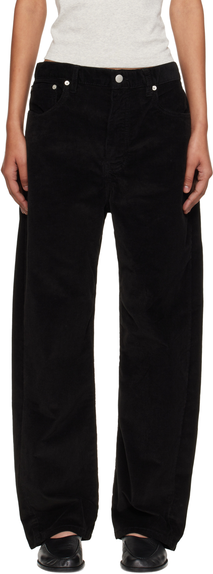 Studio Nicholson Jeans With Belt Loops In Black