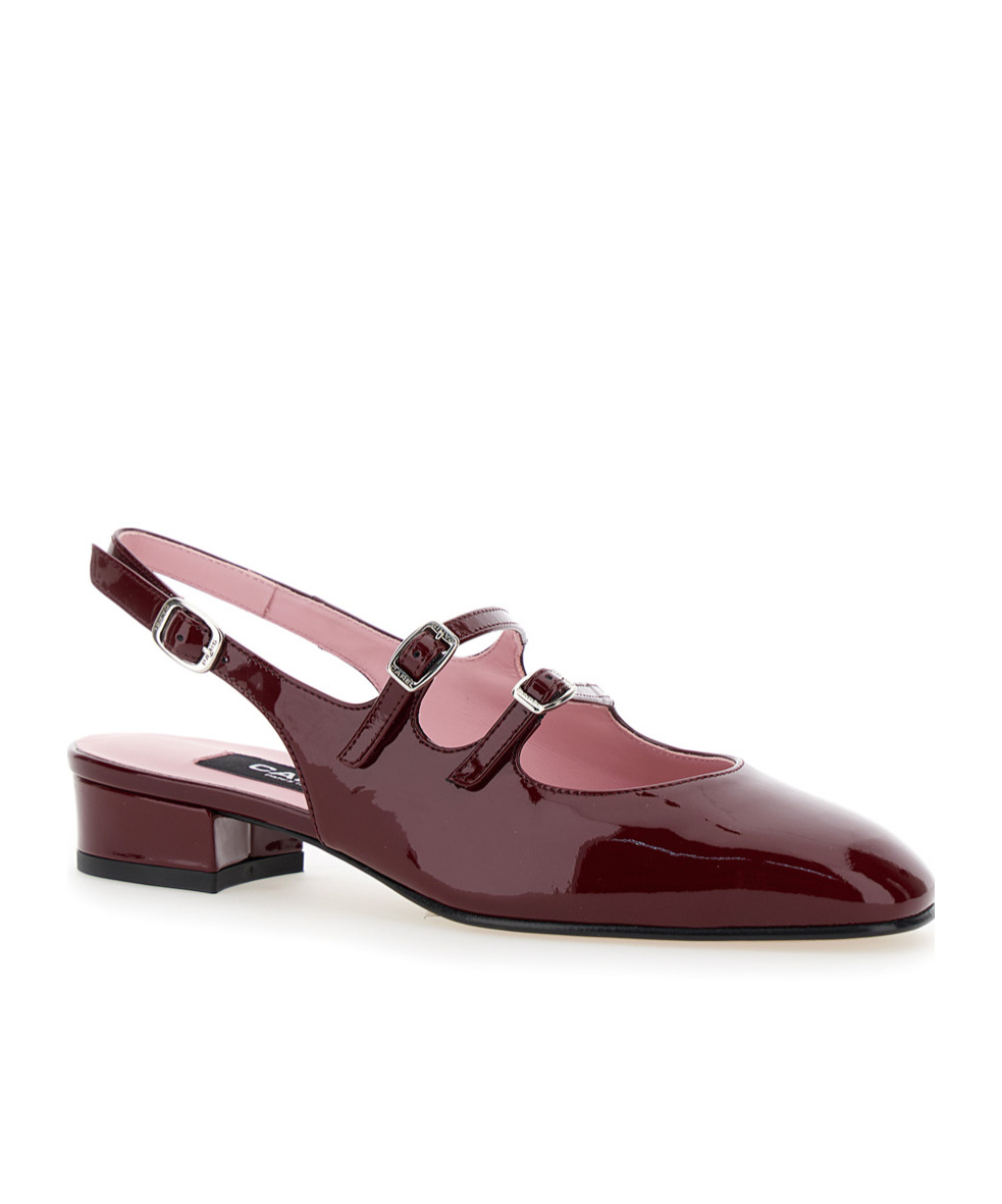 Carel Paris 'peche' Bordeaux Mary Jane Pumps In Burgundy