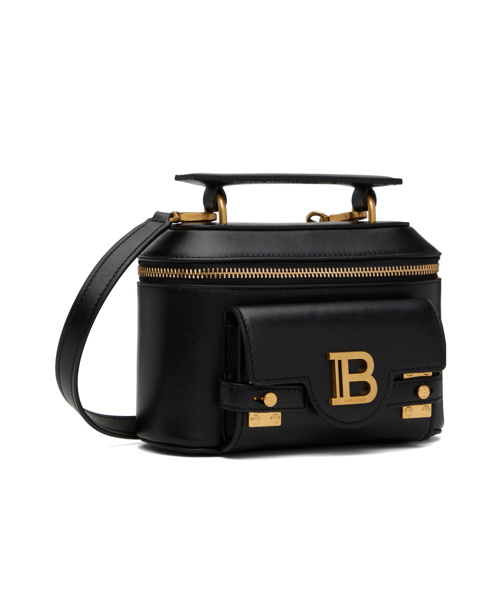Balmain B Buzz Tote Bag In Black