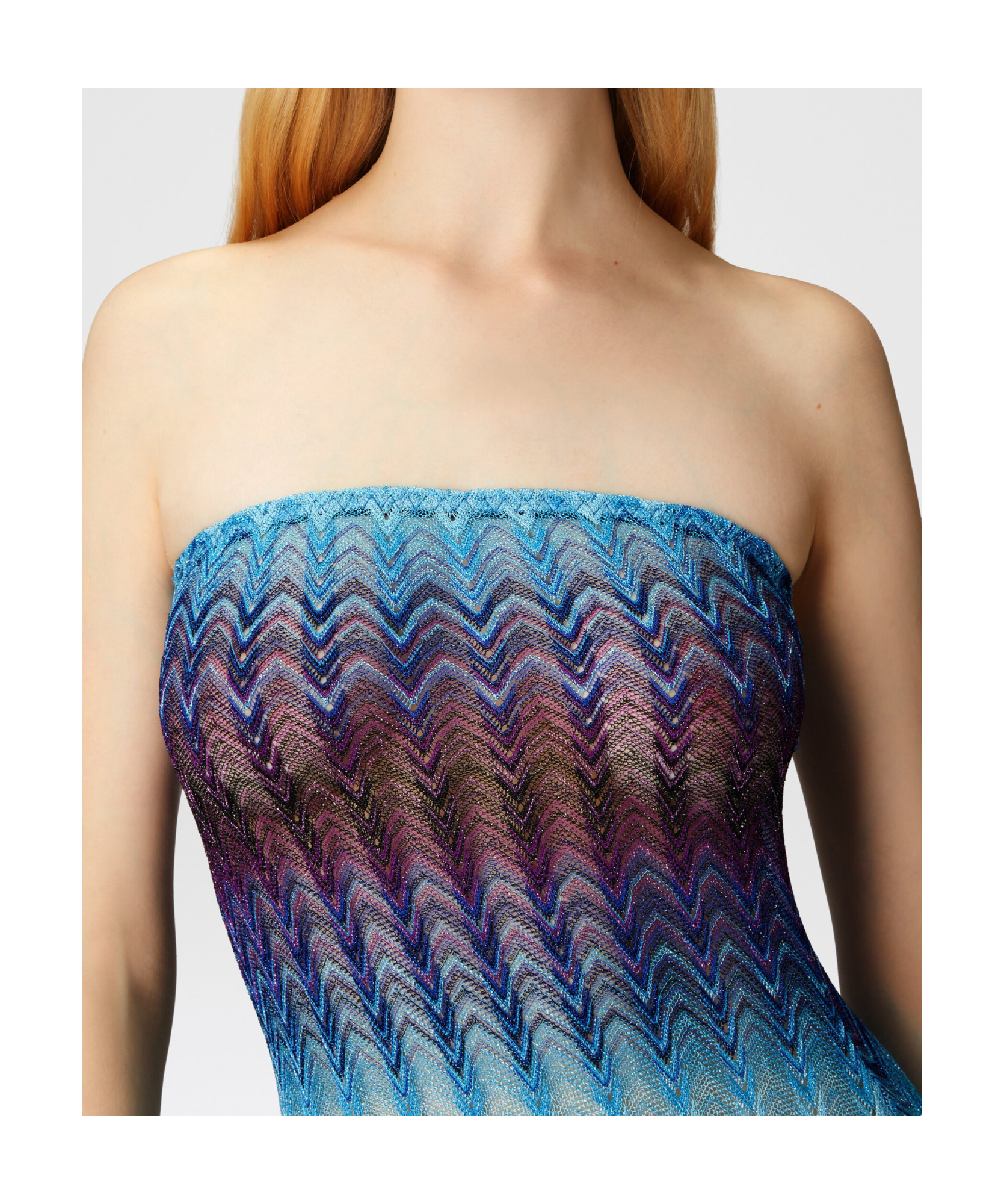 Missoni Long Cover-up Without Straps In Blue