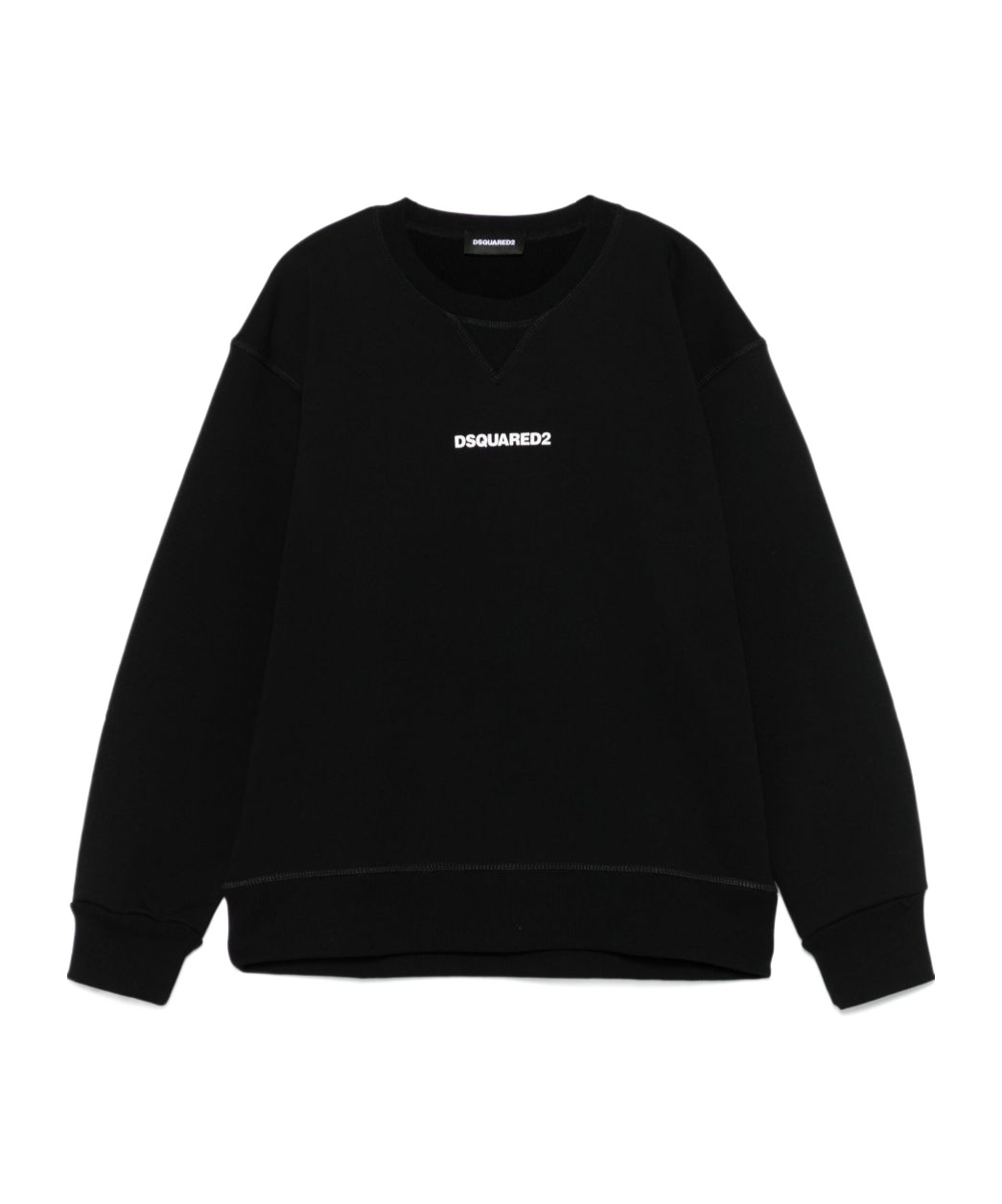 Dsquared2 Round-neck Sweater In Black