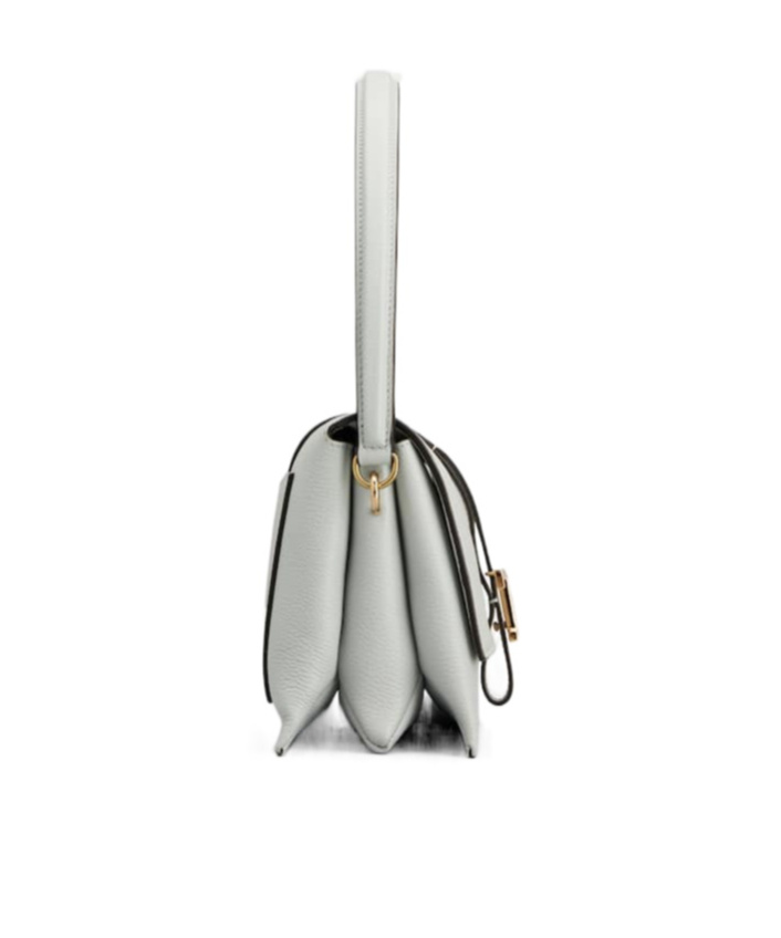 Tod's Mini T Timeless Flap Shoulder Bag In White