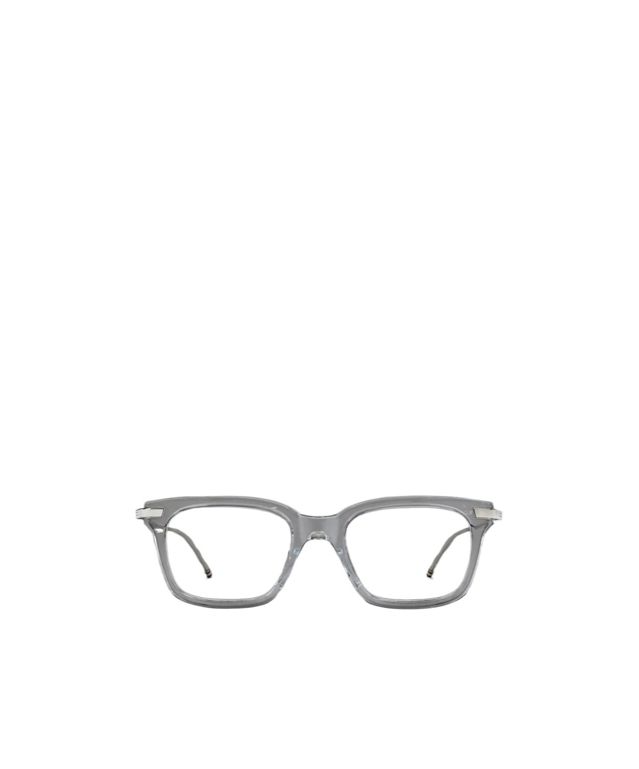 Thom Browne Square-frame Glasses In Gray