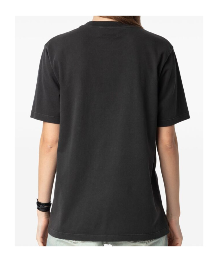 Zadig & Voltaire Slogan-print T-shirt In Black
