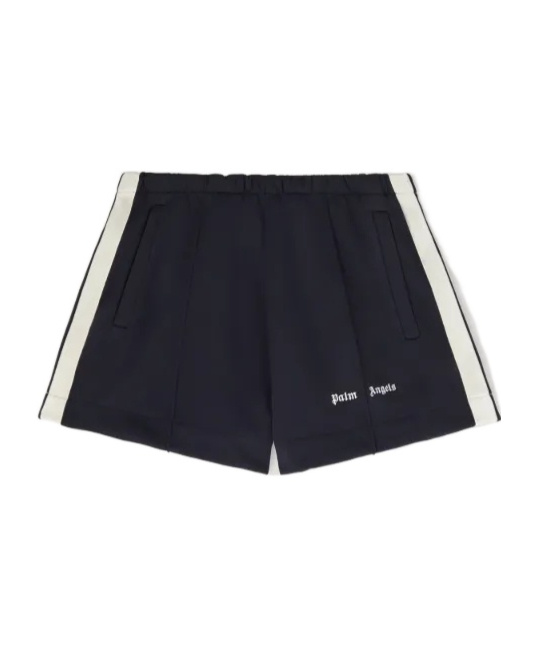 Palm Angels Logo Sports Shorts In Black