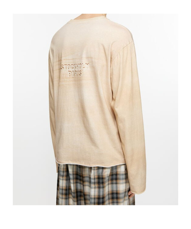 Acne Studios Edden U Long Sleeve Tee Sand Beige