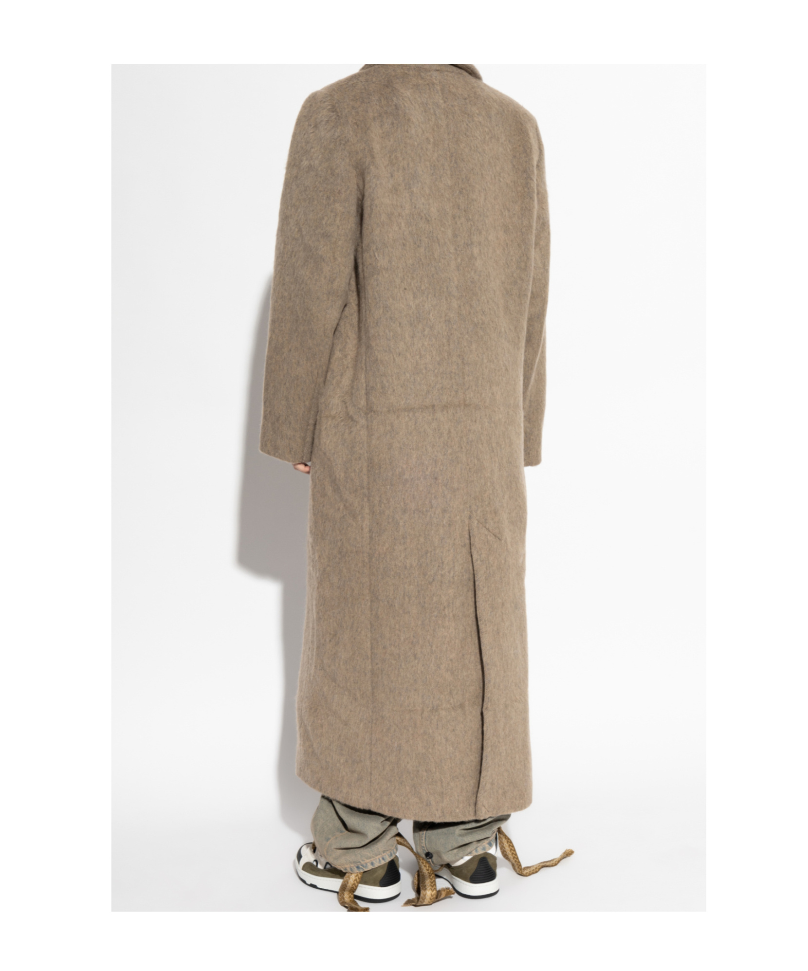 Samsoe & Samsoe Sajilla Double-breasted Coat In Neutral