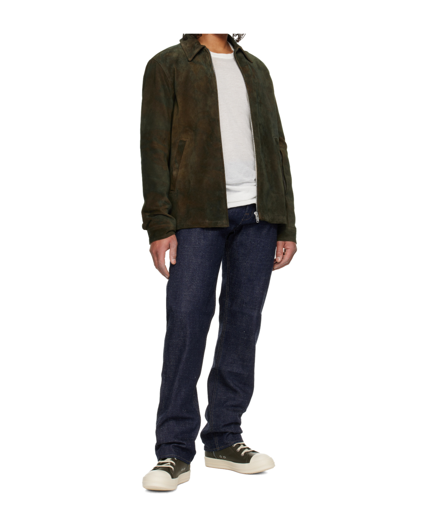 Rick Owens Drkshdw Non-stretch Straight Leg Jeans In Black