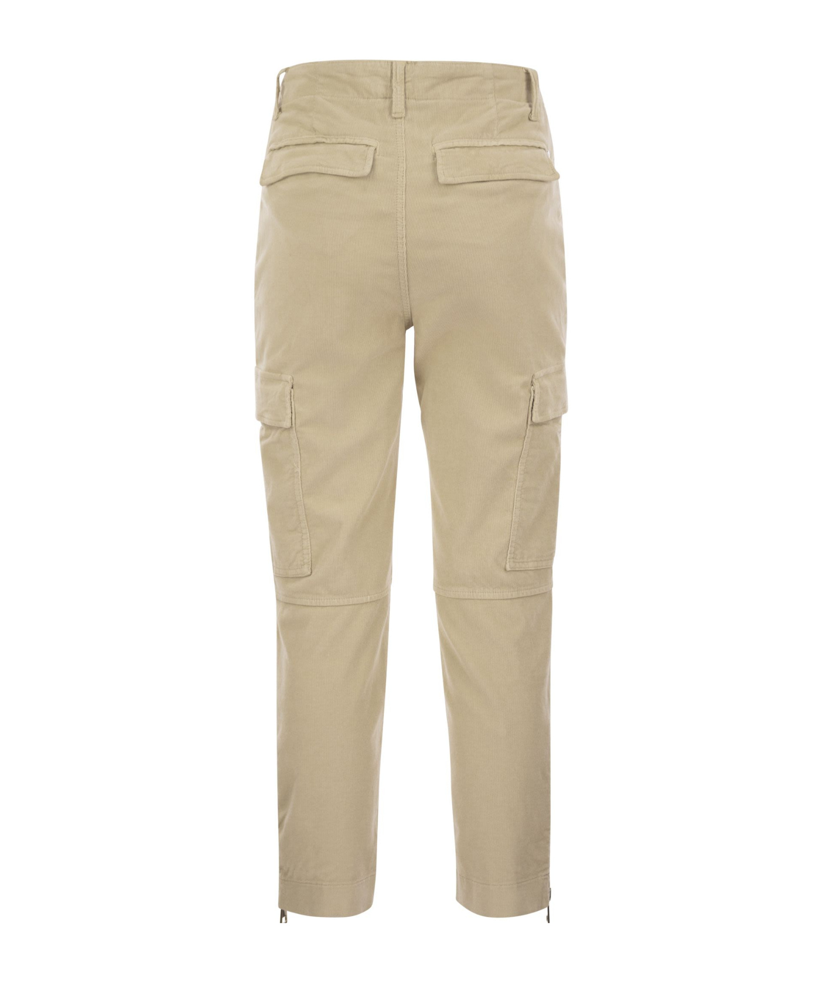 Dondup Logo Detail Cargo Trousers In Neutral