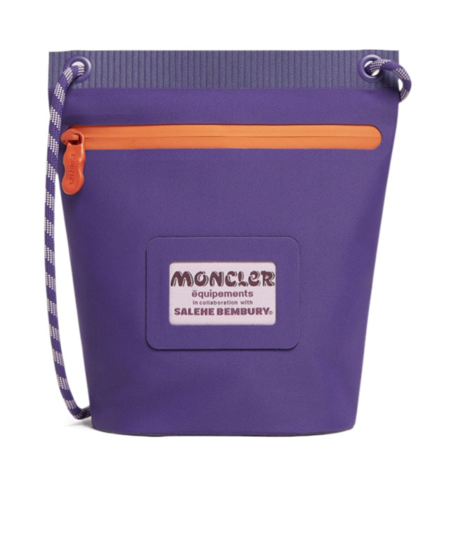 Moncler X Salehe Bembury Amoeba Shoulder Bag In Blue
