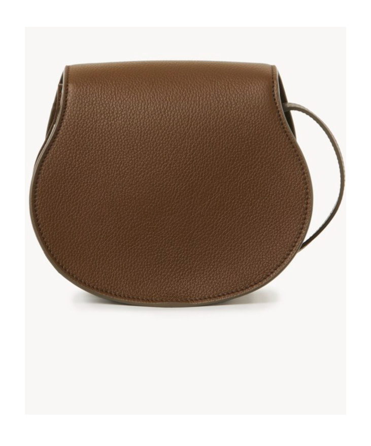 Chloé Small Marcie Saddle Bag In Green