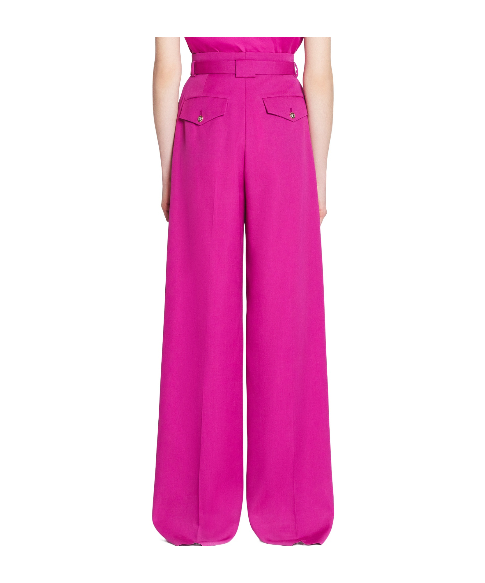 LANVIN LANVIN PLEATED STRAIGHT LEG TROUSERS