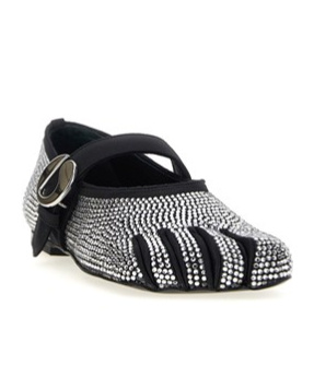 Shop Coperni Ballerina 'five-toe' In Black
