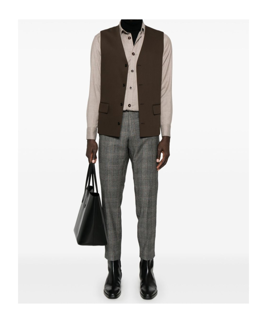 Pt01 Long-sleeve Shirt In Brown