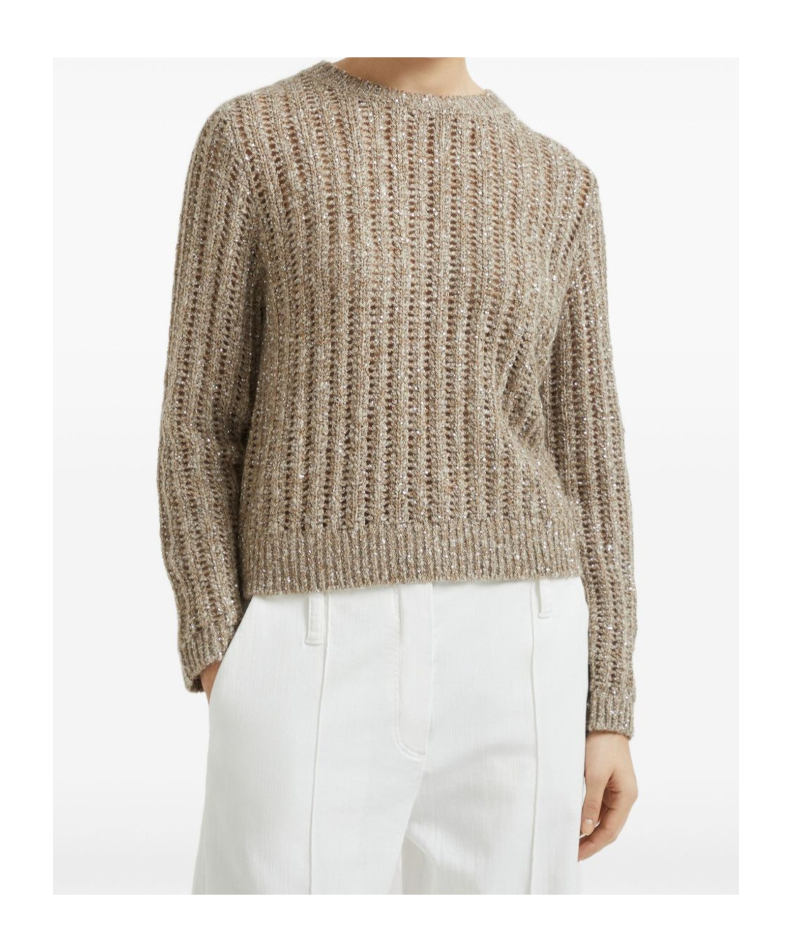 Brunello Cucinelli Sequin-embellished Sweater