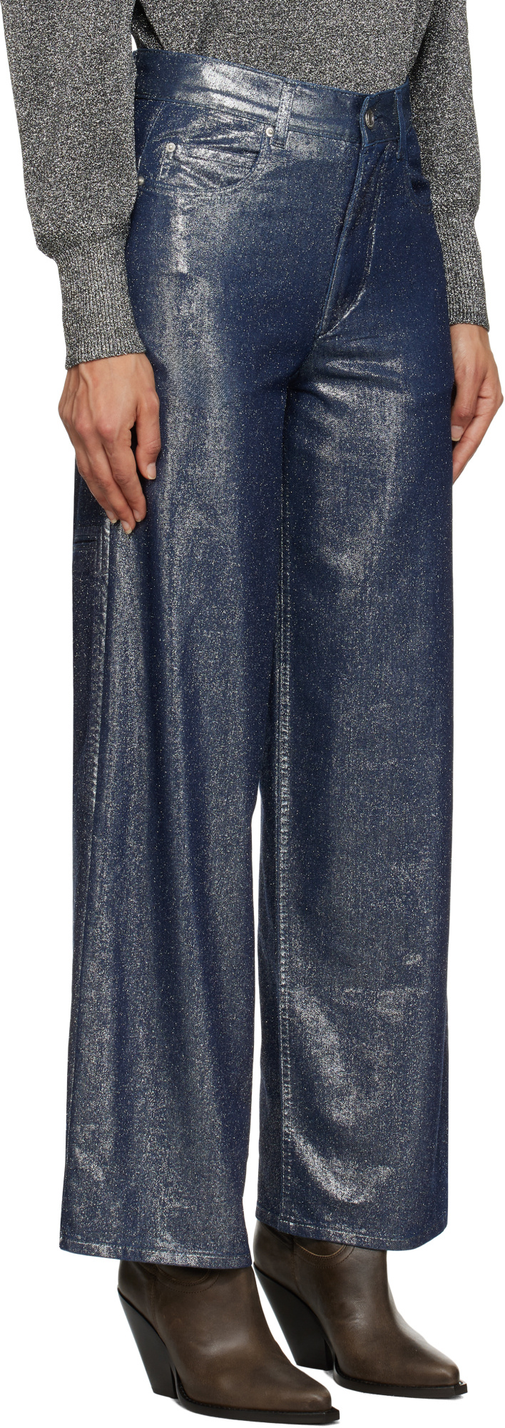 Isabel Marant Étoile Denim Trousers With Belt Loops In Black
