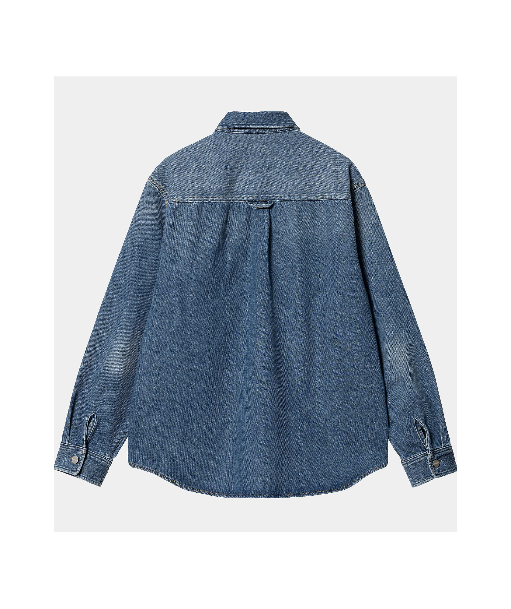 Carhartt Work In Progress Lincoln Denim Shirt Jacket In Blue