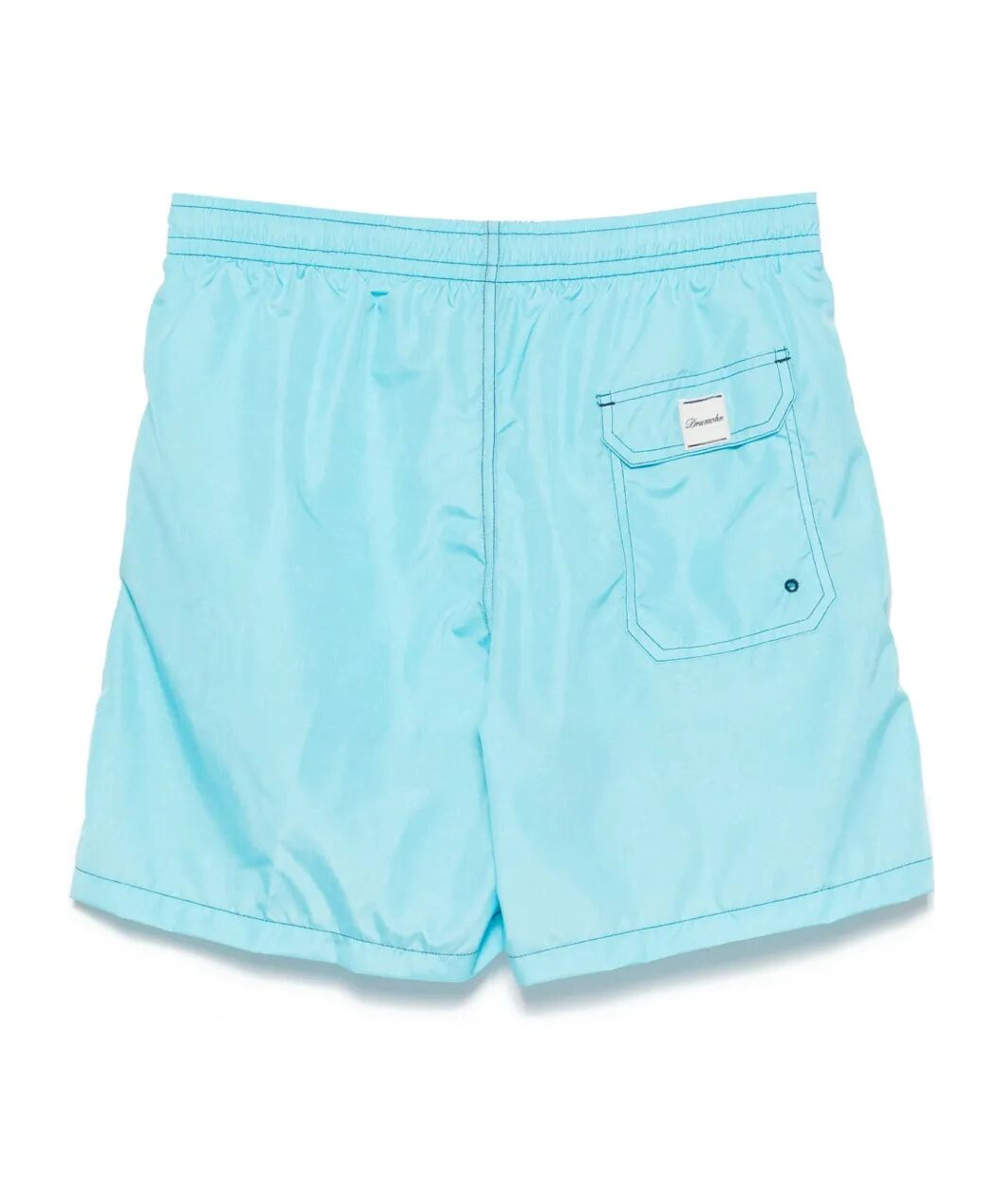 Drumohr Man Swim Trunks Azure Size Xxl Polyester In Blue