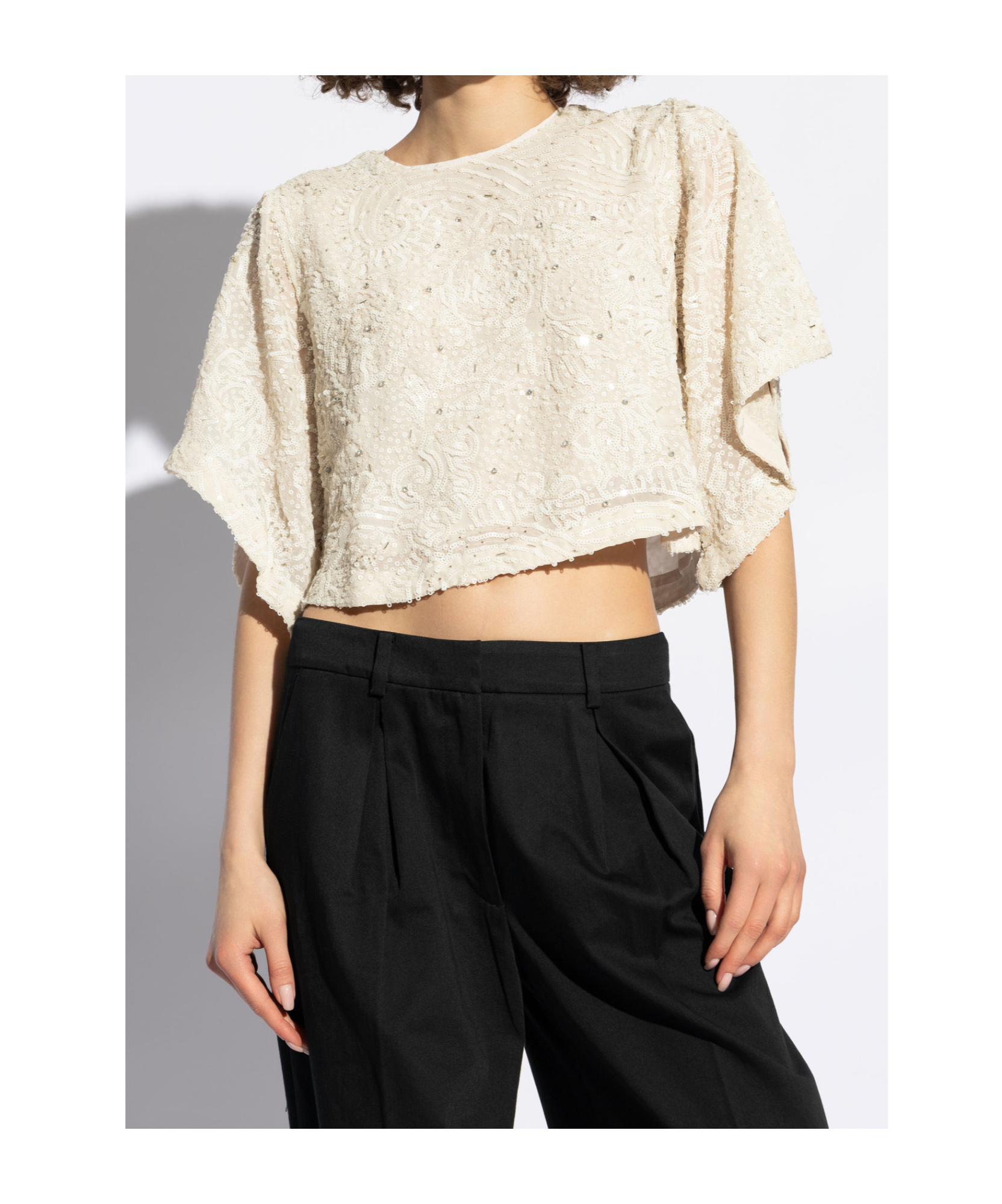 Allsaints Ivy Top In White