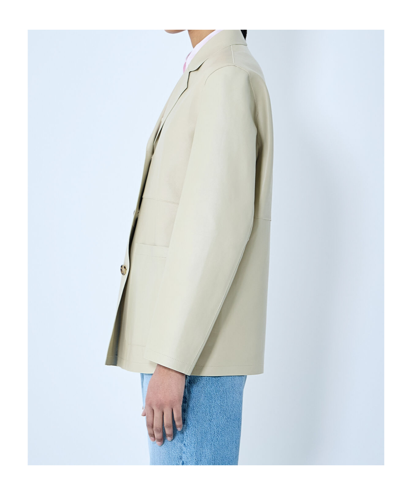 Totême Single-breasted Blazer In White