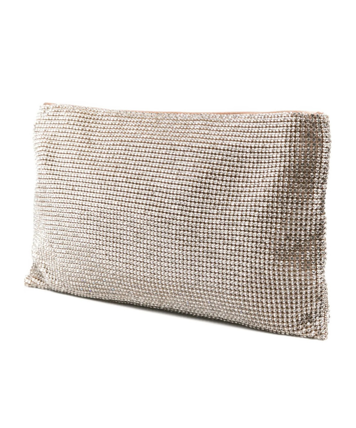 Benedetta Bruzziches La Petite Your Best Friend Clutch Bag In Neutral