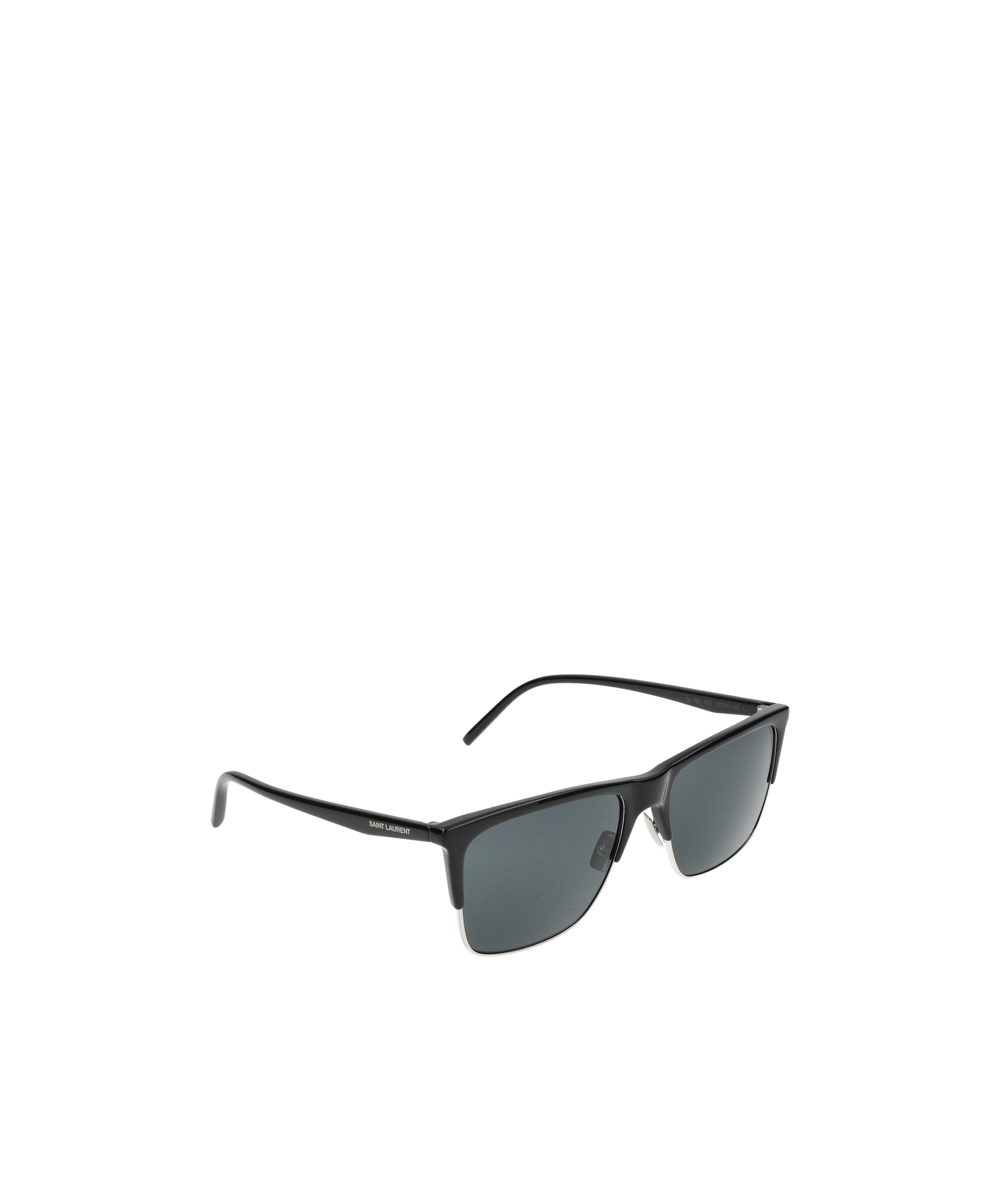 Saint Laurent Eyewear Rectangle-frame Sunglasses In Green