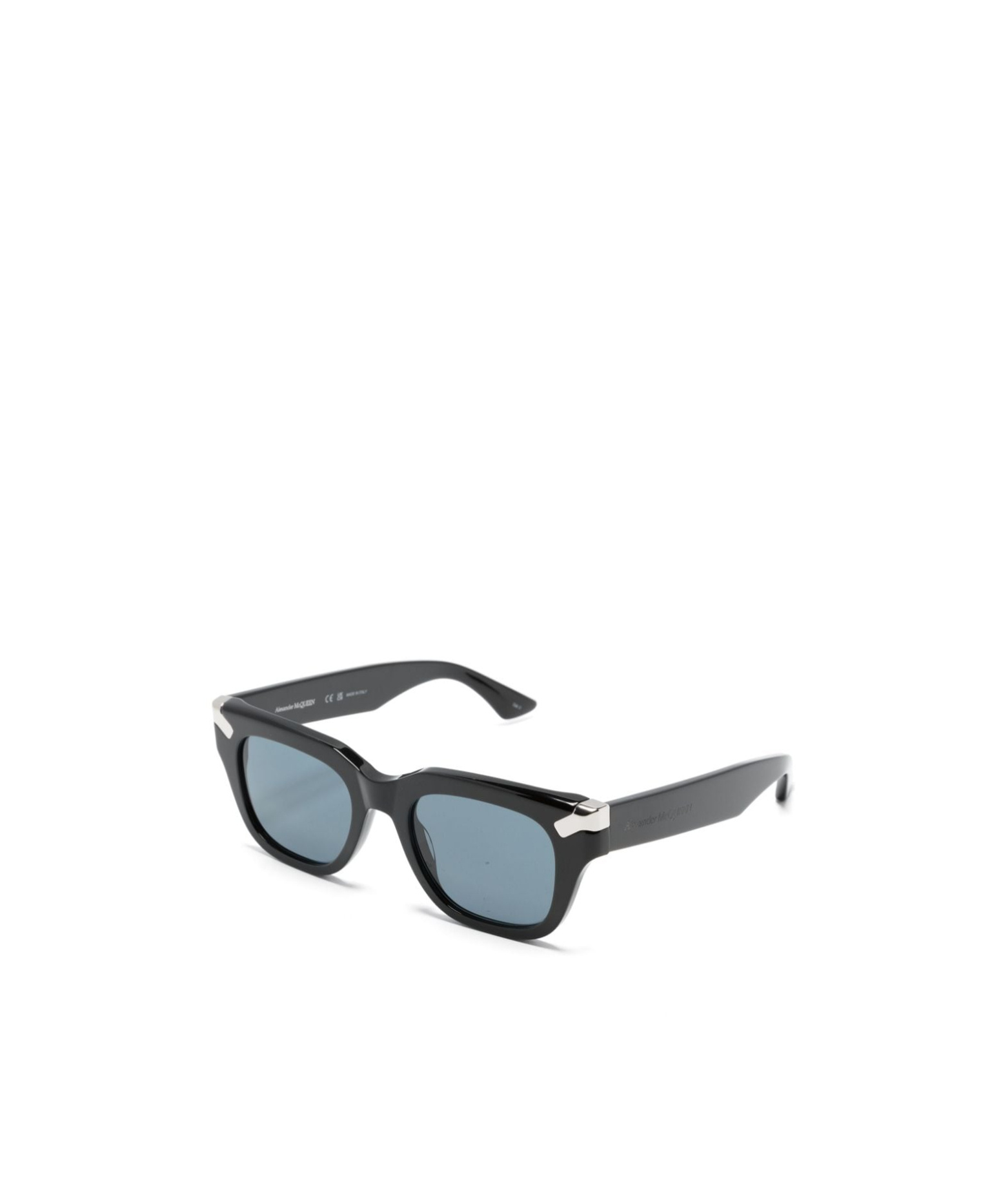 Alexander Mcqueen Wayfarer-frame Sunglasses In Blue