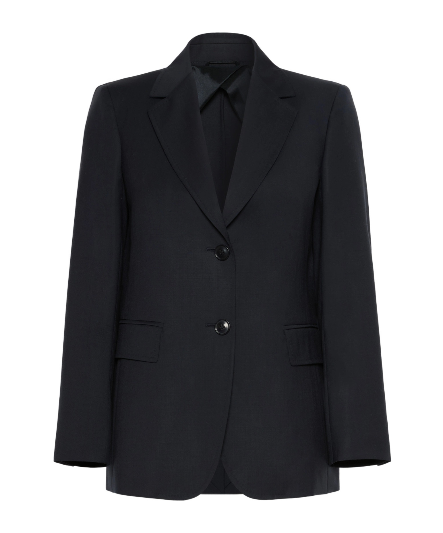 Max Mara Single Breasted Blazer In Blue
