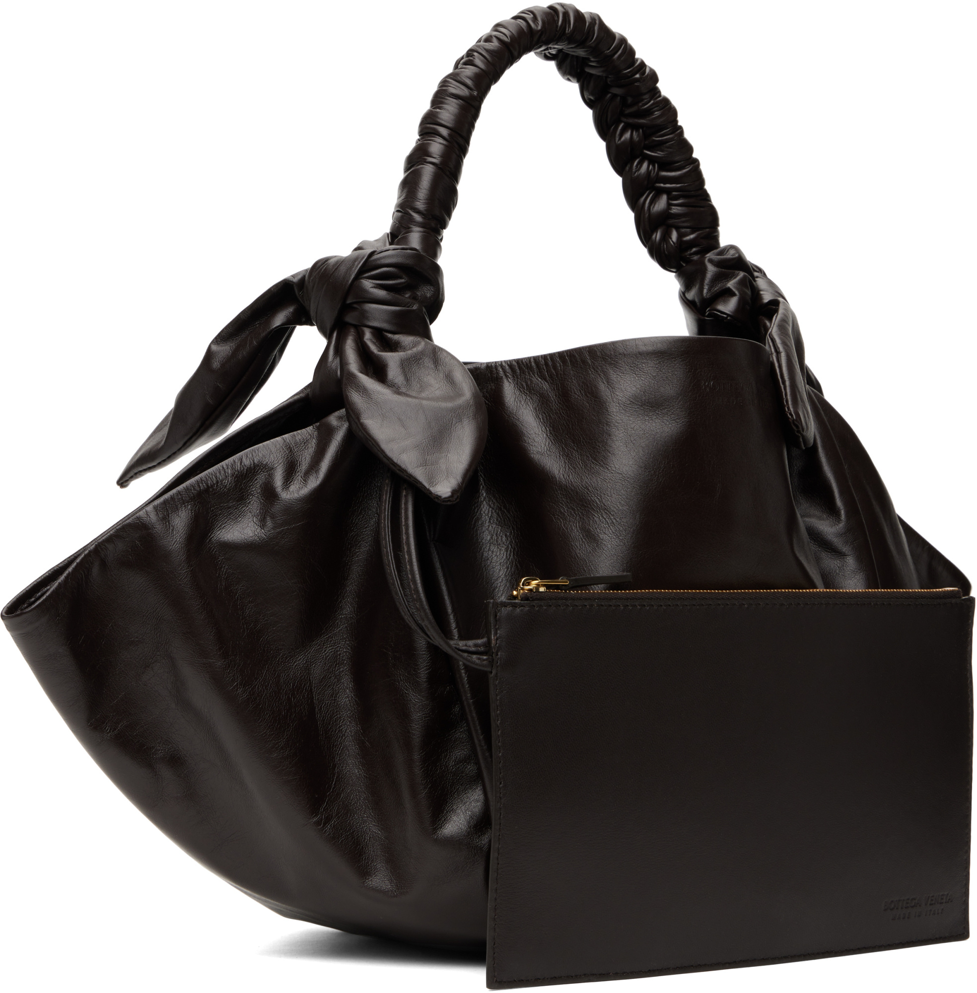 BOTTEGA VENETA FOULARD RUFFLED HANDBAG