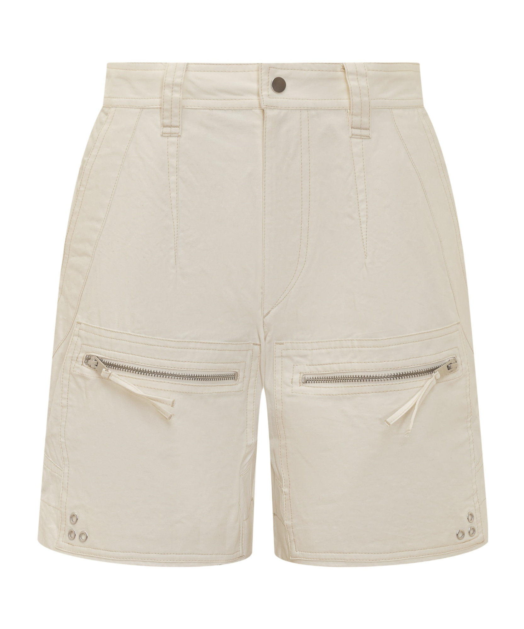 Isabel Marant Étoile Off-white Kynan Shorts In Nude