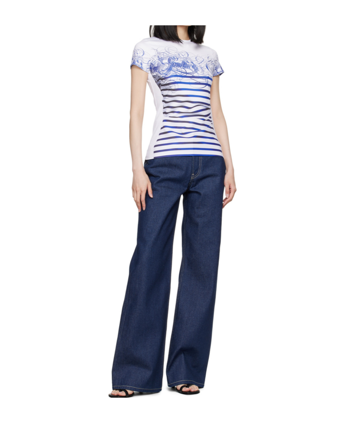 Jean Paul Gaultier Trompe L'oeil-print T-shirt In Multicolor