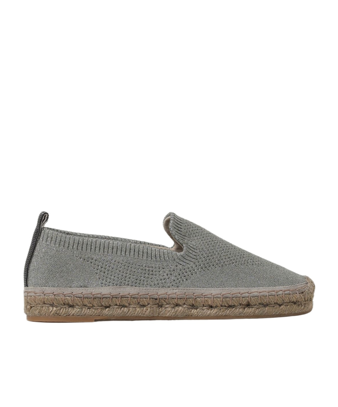 Brunello Cucinelli Espadrilles Woman Color Kaki In Gray