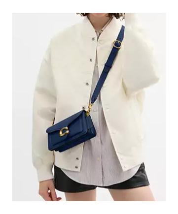 Coach Tabby Schultertasche 20 In Brass/dark Blue