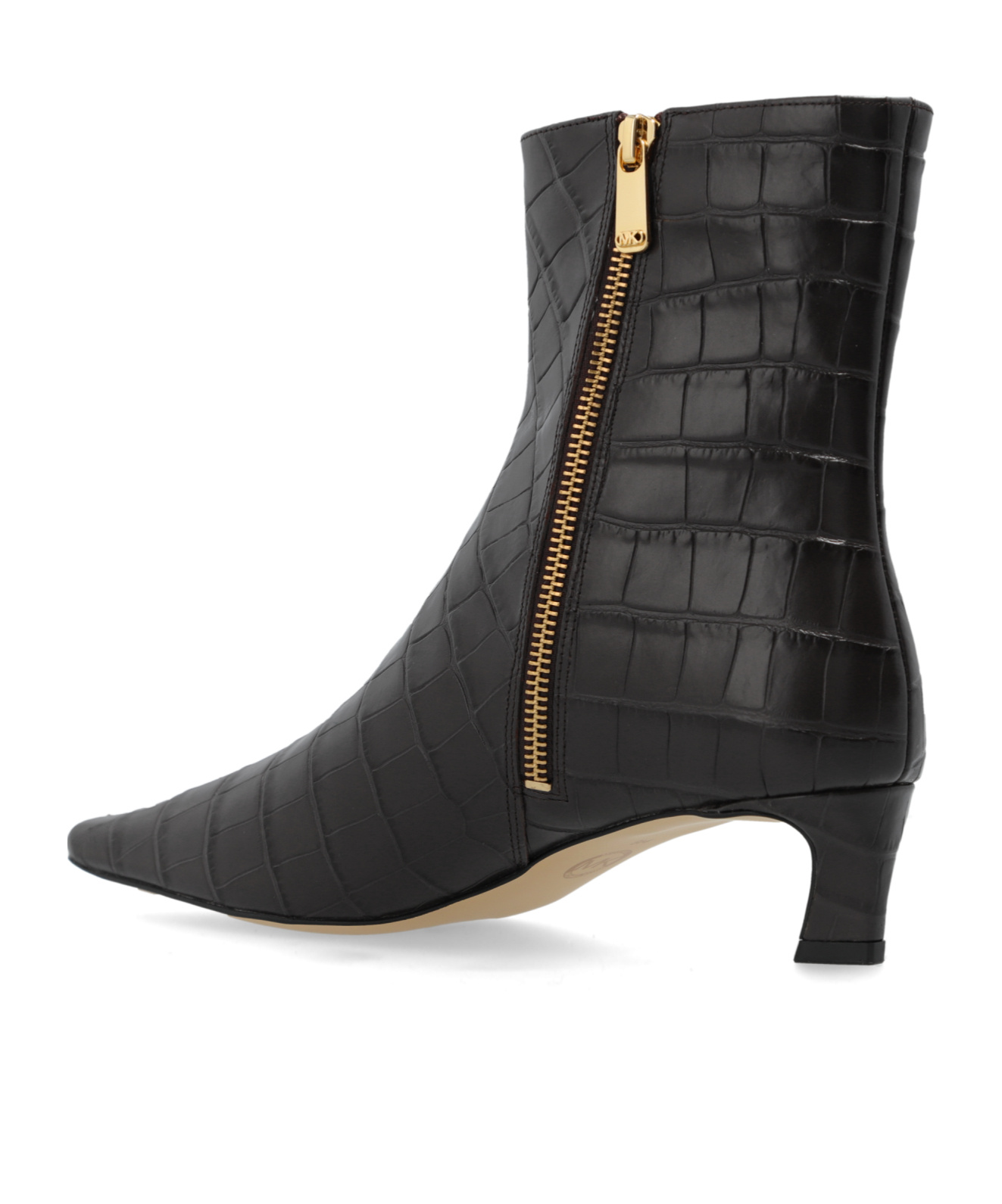 MICHAEL KORS 45MM COSMO CROCODILE-EMBOSSED BOOTS