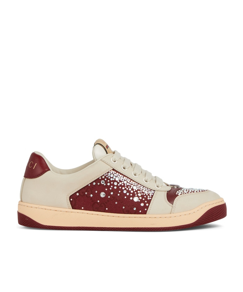 Gucci Women's Gg Crystal Screener Sneaker In Multi