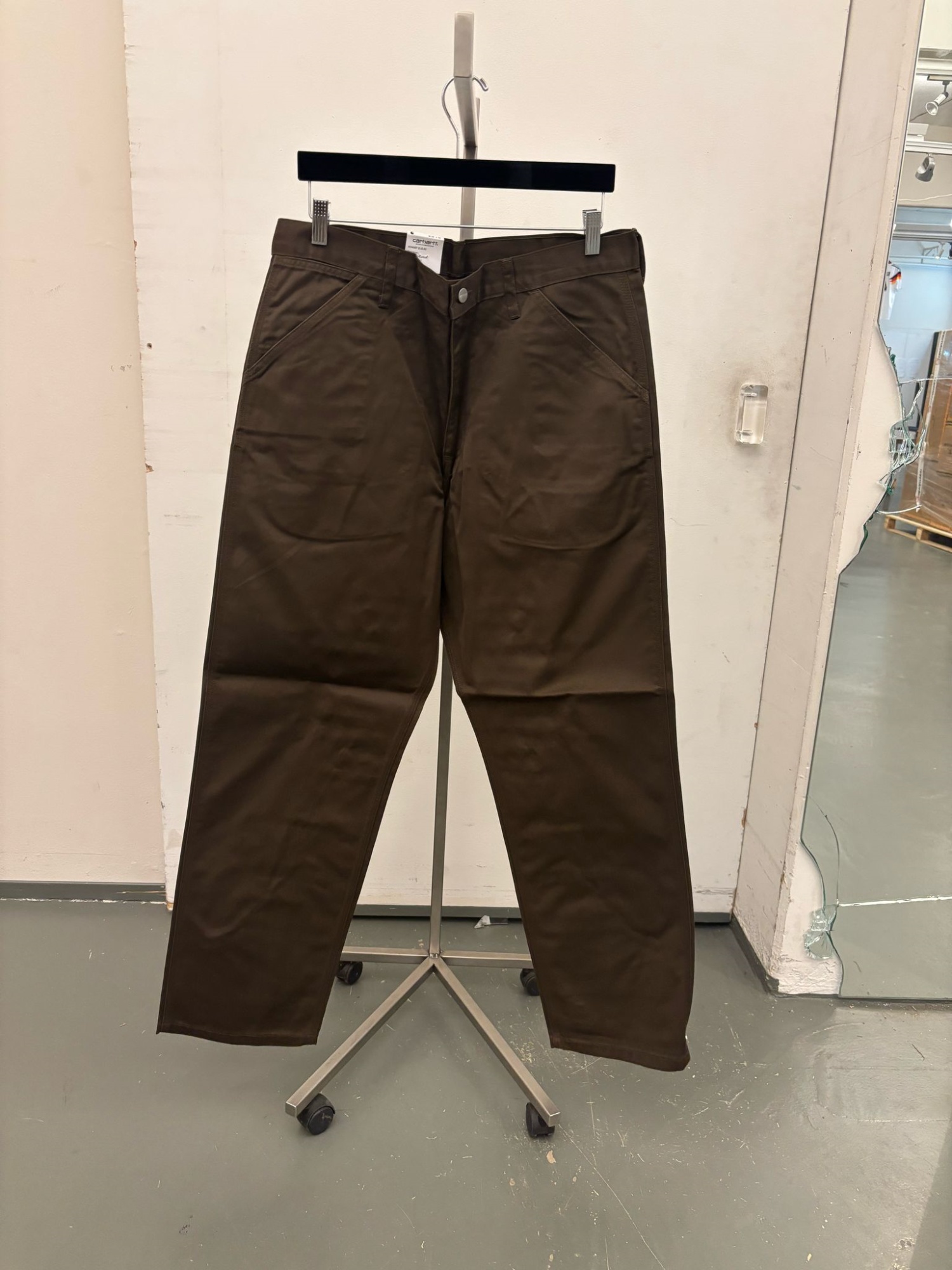 Carhartt Belt-loop Casual Pants In Black