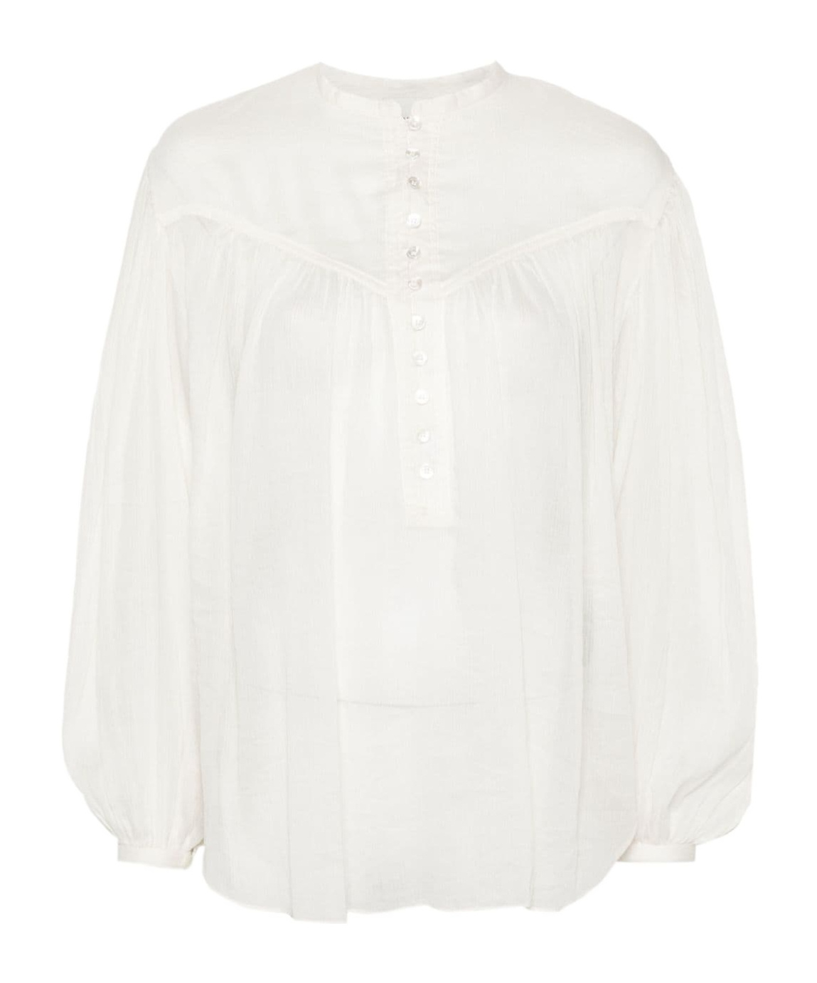 Isabel Marant Kiledia Pintuck-detail Blouse In White