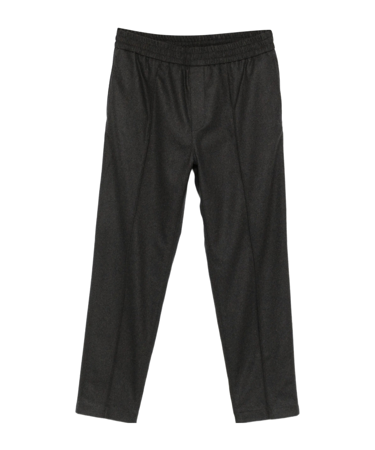 Apc Wool Straight-leg Trousers In Black