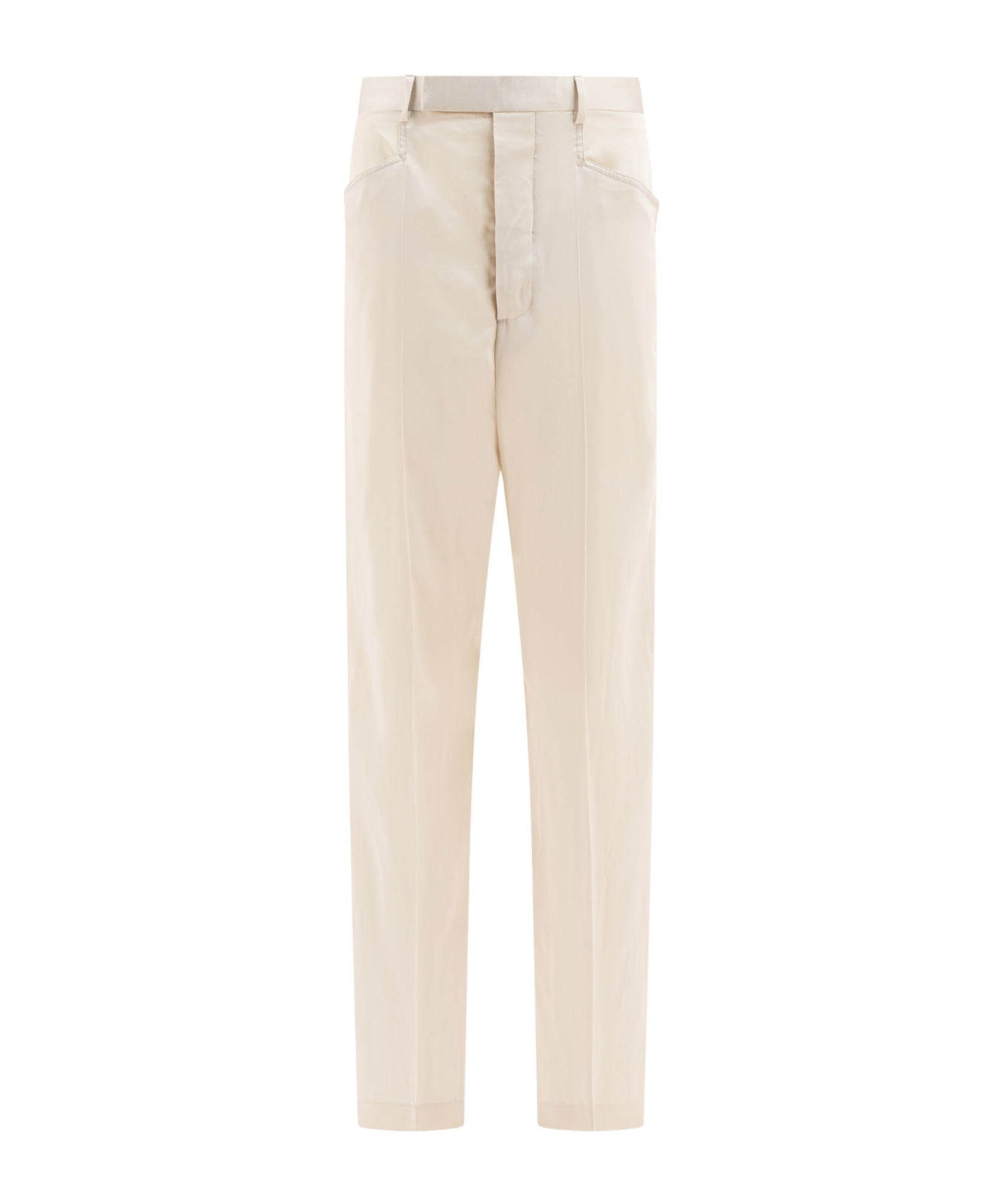 Rick Owens Belt-loop Casual Pants In Nude