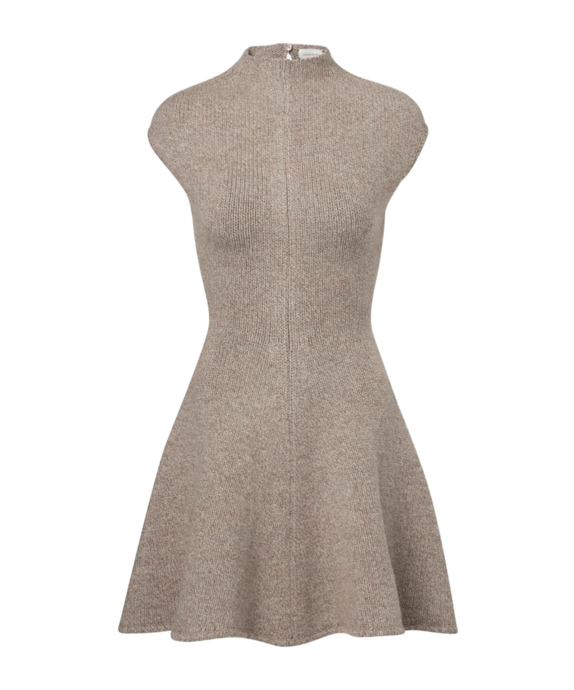 Magda Butrym Cashmere-blend Minidress In Sand