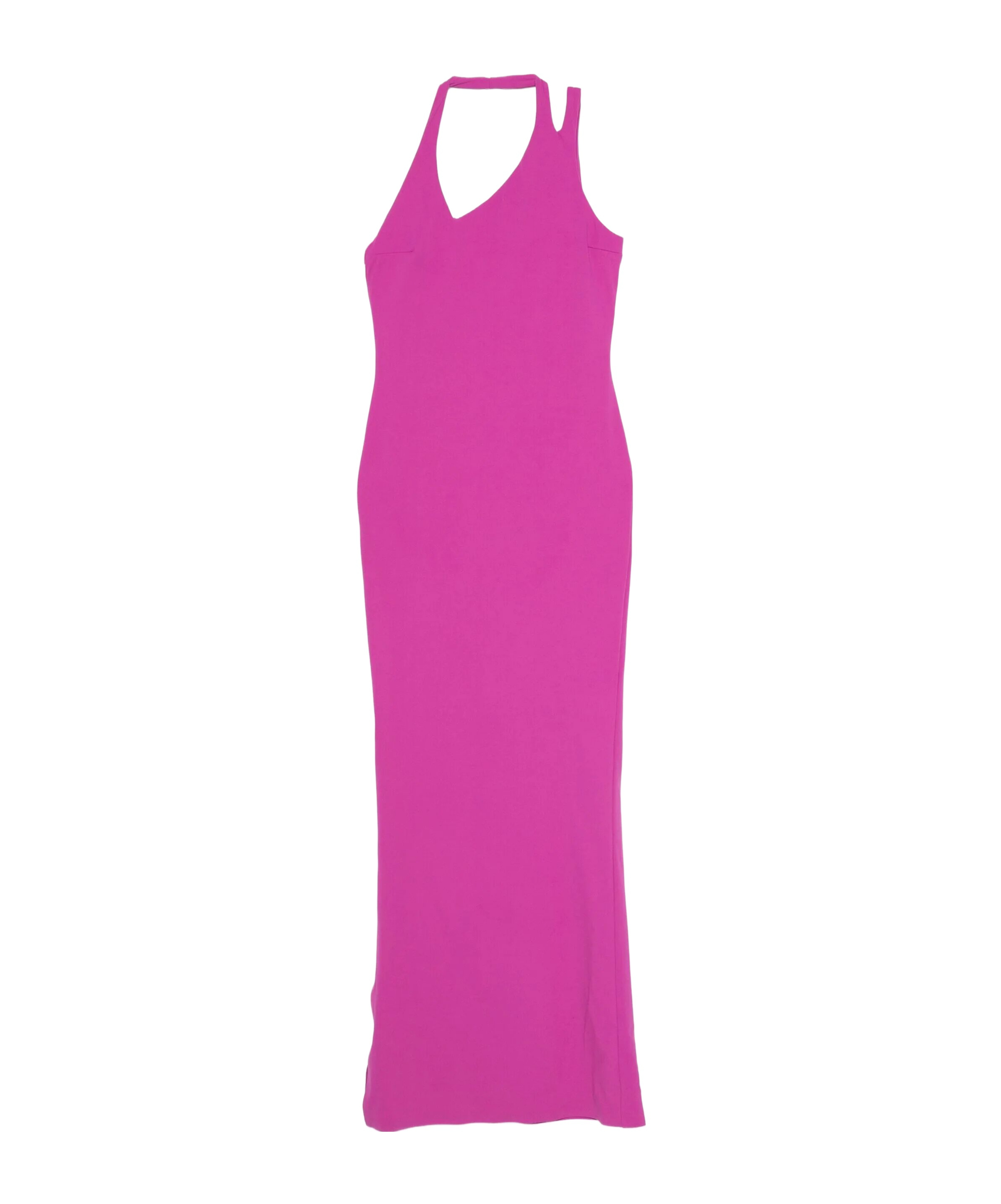 Patrizia Pepe Halter Neck Maxi Dress In Pink