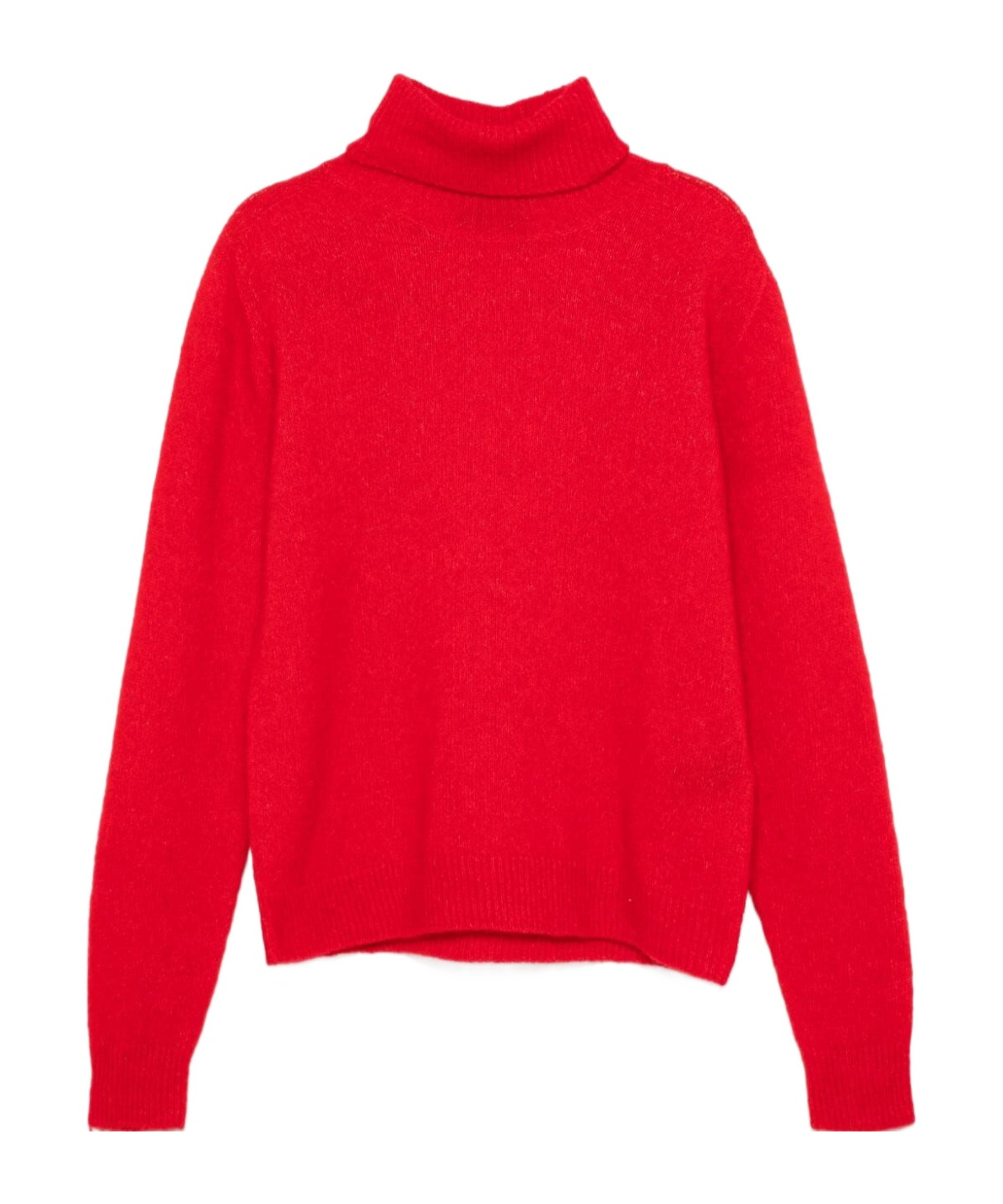 Roberto Collina Blended High-neck Sweater In Red