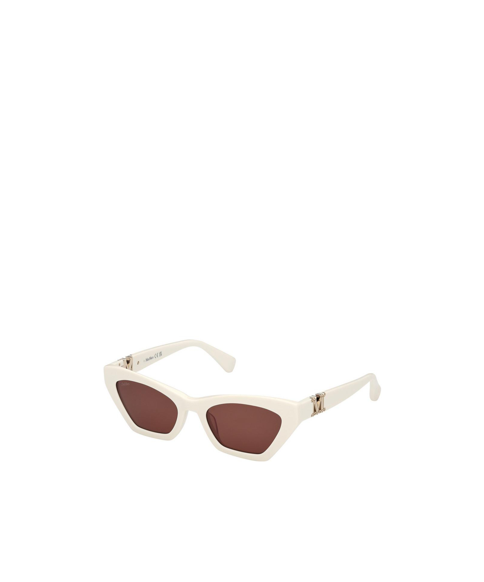 Max Mara Emme13 Cat-eye Sunglasses In White